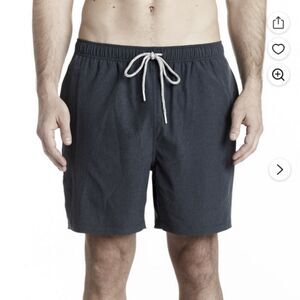 RFT Rainforest Men's Mesh Lined Solid Swim Trunk